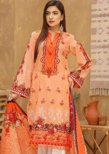 Esha Printed Lawn 3 Piece Suit - BE107